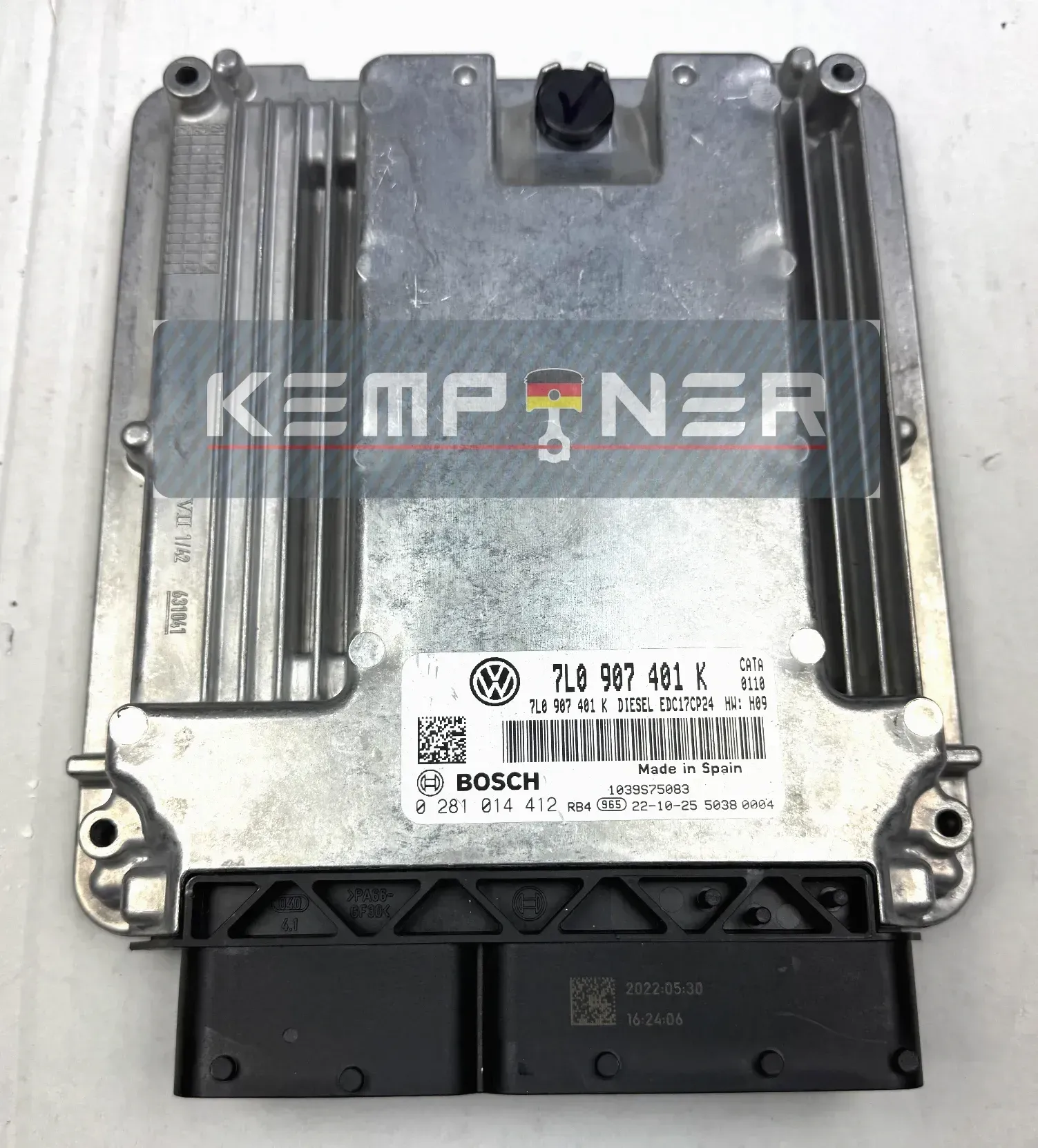 7L0907401K, Original Motorsteuergerät Steuergerät VW Touareg II 7P 3.0 TDI - Bild 1