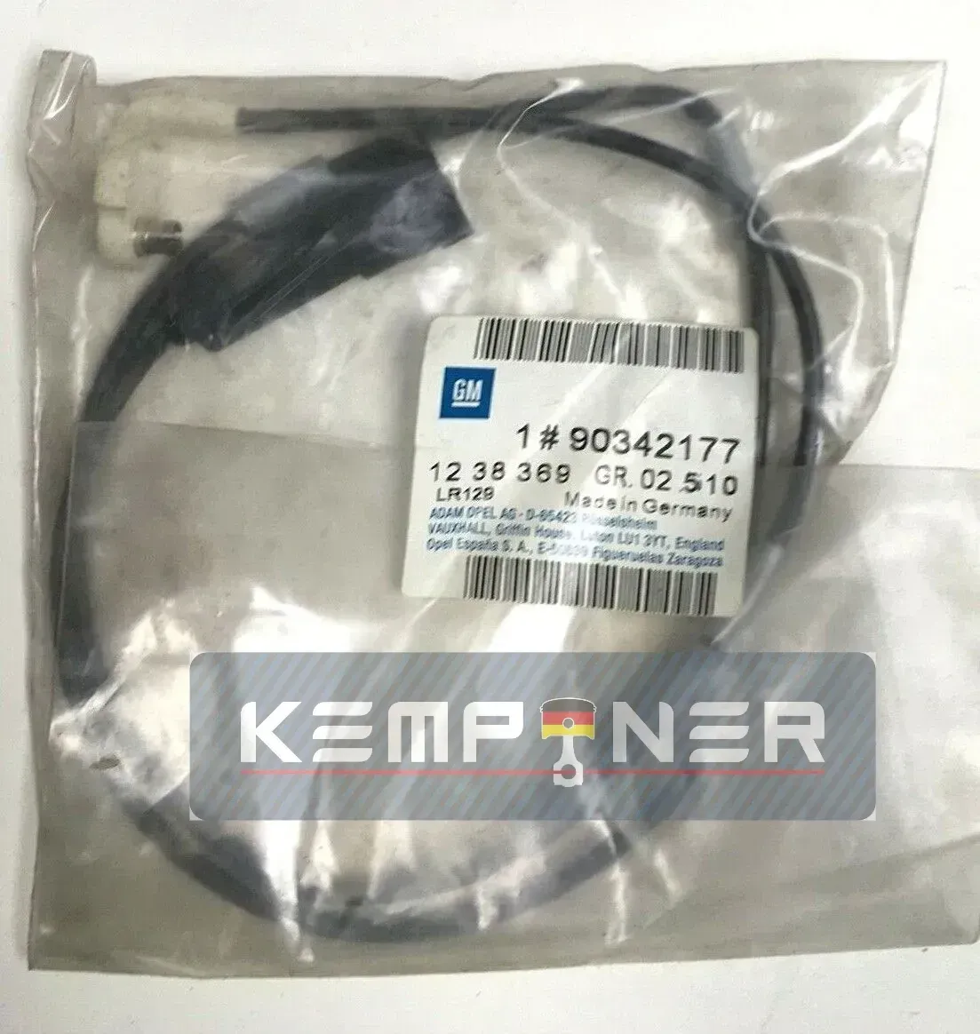 90342177, Original SENSOR-BREMSBELAG VORNE, Opel OMEGA-A SENATOR-B, 1238369 - Bild 1