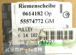 55574772, Original Riemenscheibe Kurbelwelle 1.2-1.4, Opel Astra J, 0614182 - Bild 2
