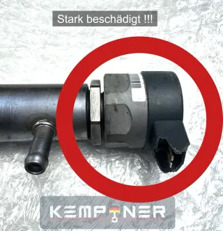 A6560700095, Orig.Kraftstoffverteiler Railrohr m. Sensoren OM 656 Motor Mercedes - Bild 10