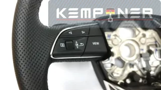 8Y0419091C, Original Multifunktionslenkrad Leder gelocht Audi S-Line A3 S3 8Y Q3 F3 - Bild 4