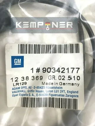 90342177, Original SENSOR-BREMSBELAG VORNE, Opel OMEGA-A SENATOR-B, 1238369 - Bild 2