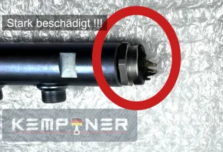 A6560700095, Orig.Kraftstoffverteiler Railrohr m. Sensoren OM 656 Motor Mercedes - Bild 8