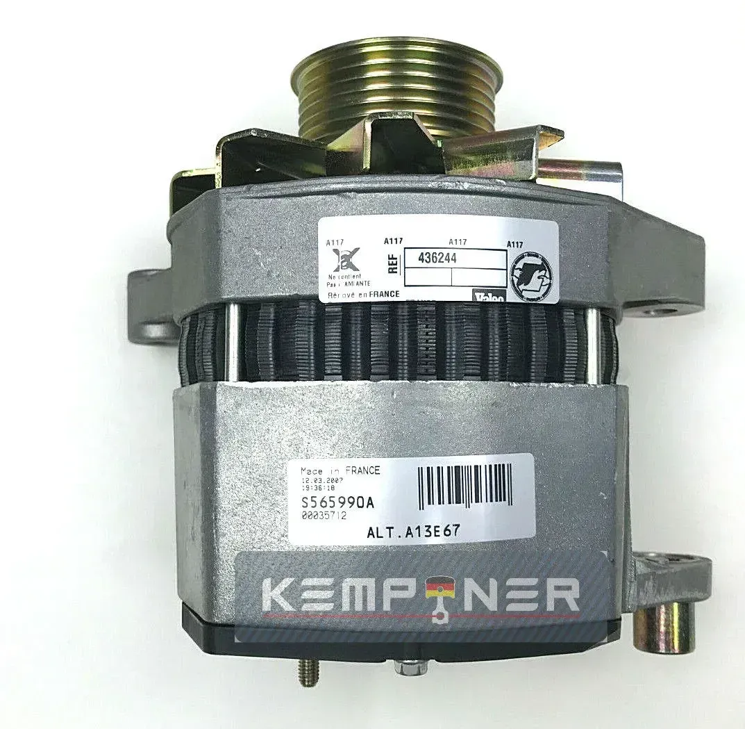 436244, Original Valeo, Lichtmaschine Generator, Fiat Tipo Dedra Lancia Prisma - Bild 1